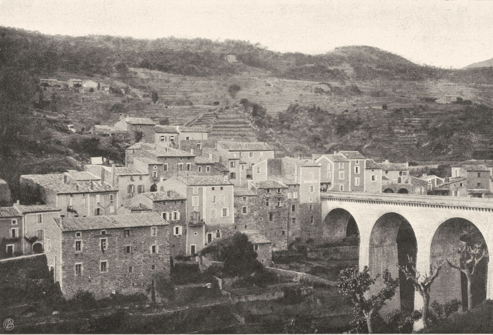 ARDÈCHE. Privas (1)  1903 old antique vintage print picture